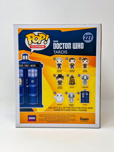 Doctor Who Tardis #227 Funko Pop Cast x4 Signed Coleman, McGann, Kingston, Smith JSA Certified Autograph