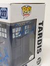 Doctor Who Tardis #227 Funko Pop Cast x3 Signed Kingston, Tennant, Darvill JSA Certified Autograph