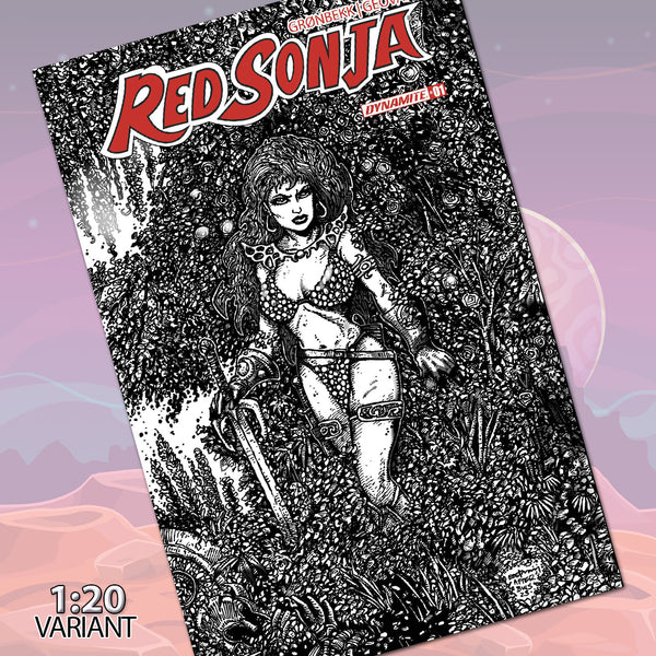 Red Sonja #1 Cover R Eastman 1:20 Line Art Variant Comic Book