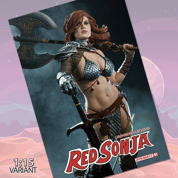 Red Sonja #1 Cover O 1:15 Sideshow Statue Variant Comic Book