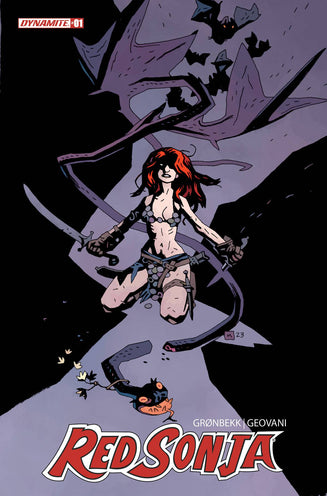 Red Sonja #1 Cover ZH Mignola 1:100 Virgin Foil Edition Variant Comic Book