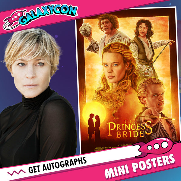 Robin Wright: Autograph Signing on Mini Posters, Late 2023