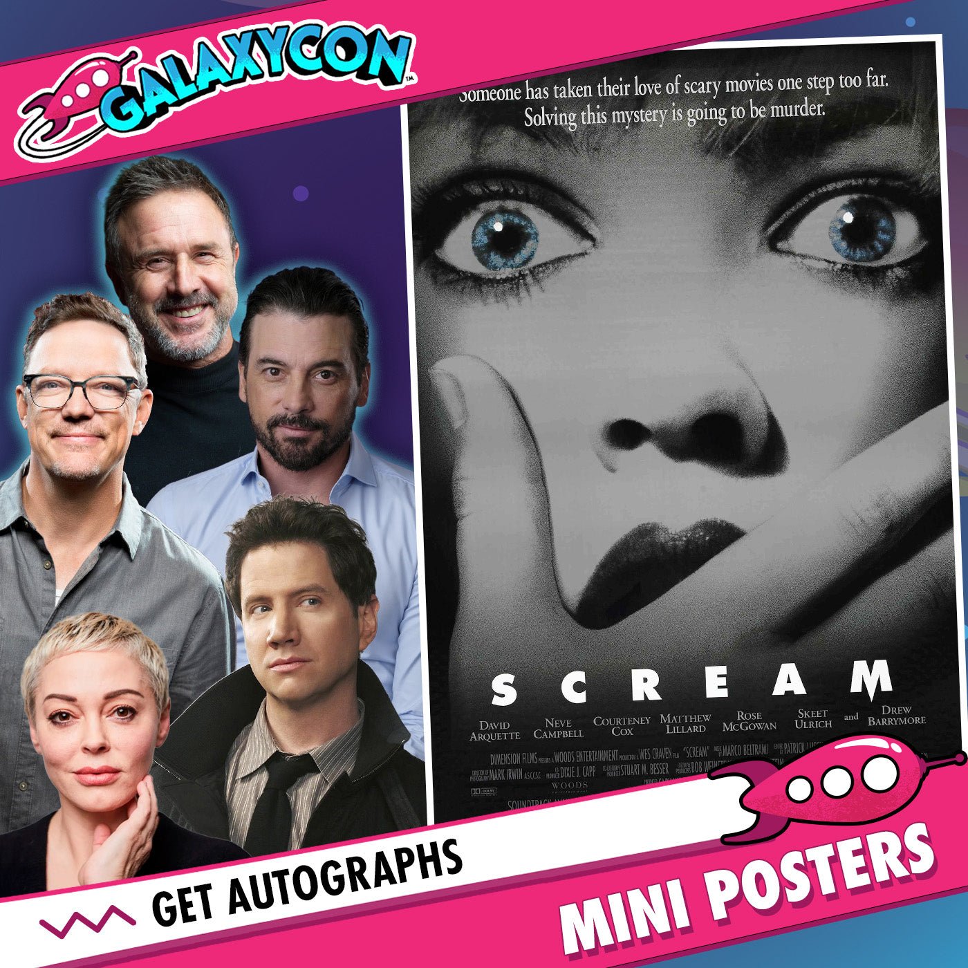 SCREAM: Cast Autograph Signing on Mini Posters, June 30