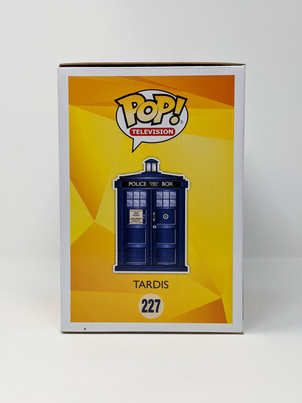 Doctor Who Tardis #227 Signed Funko Pop Cast x4 McCoy, Kingston, Tennant, Darvill JSA Certified Autograph