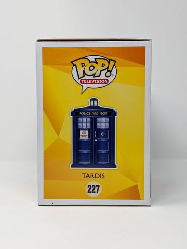 Doctor Who Tardis #227 Signed Funko Pop Cast x4 McCoy, Kingston, Tennant, Darvill JSA Certified Autograph