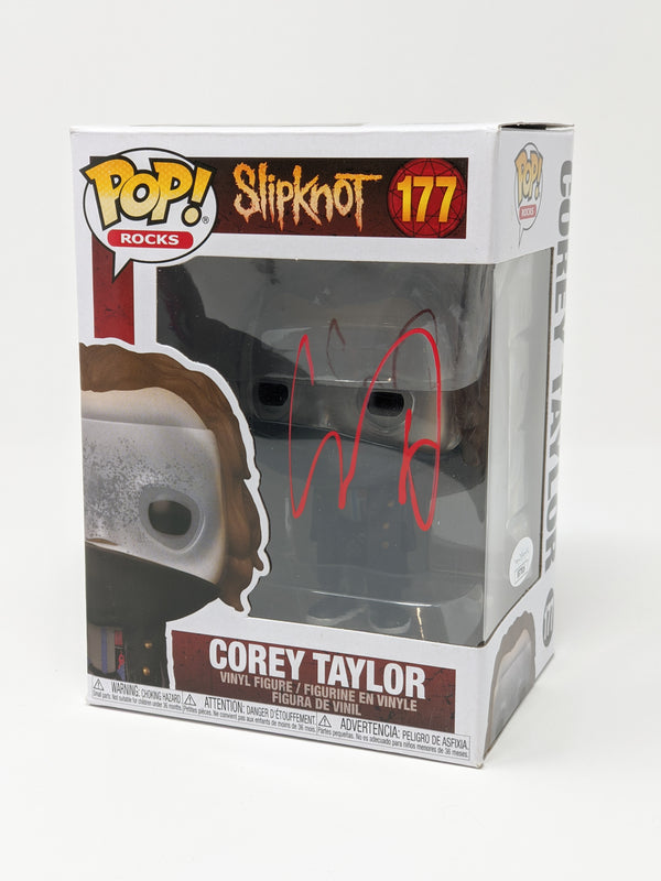 Corey Taylor Slipknot #177 Signed Funko Pop JSA COA Certified Autograph