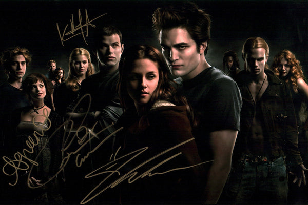 Twilight 8x12 Photo Signed Facinelli, Lutz, Greene, Rathbone JSA Certified Autograph
