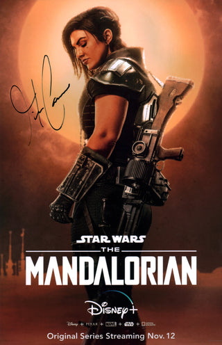 Gina Carano Star Wars The Mandalorian 11x17 Signed Photo JSA Certified Autograph