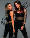 AEW Wrestling 8x10 Signed Photo Cast x2 Trish Stratus Lita JSA Certified Autograph