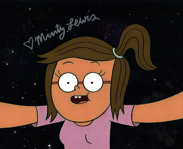 Minty Lewis Regular Show 11x14 Signed Photo Poster JSA Certified Autograph