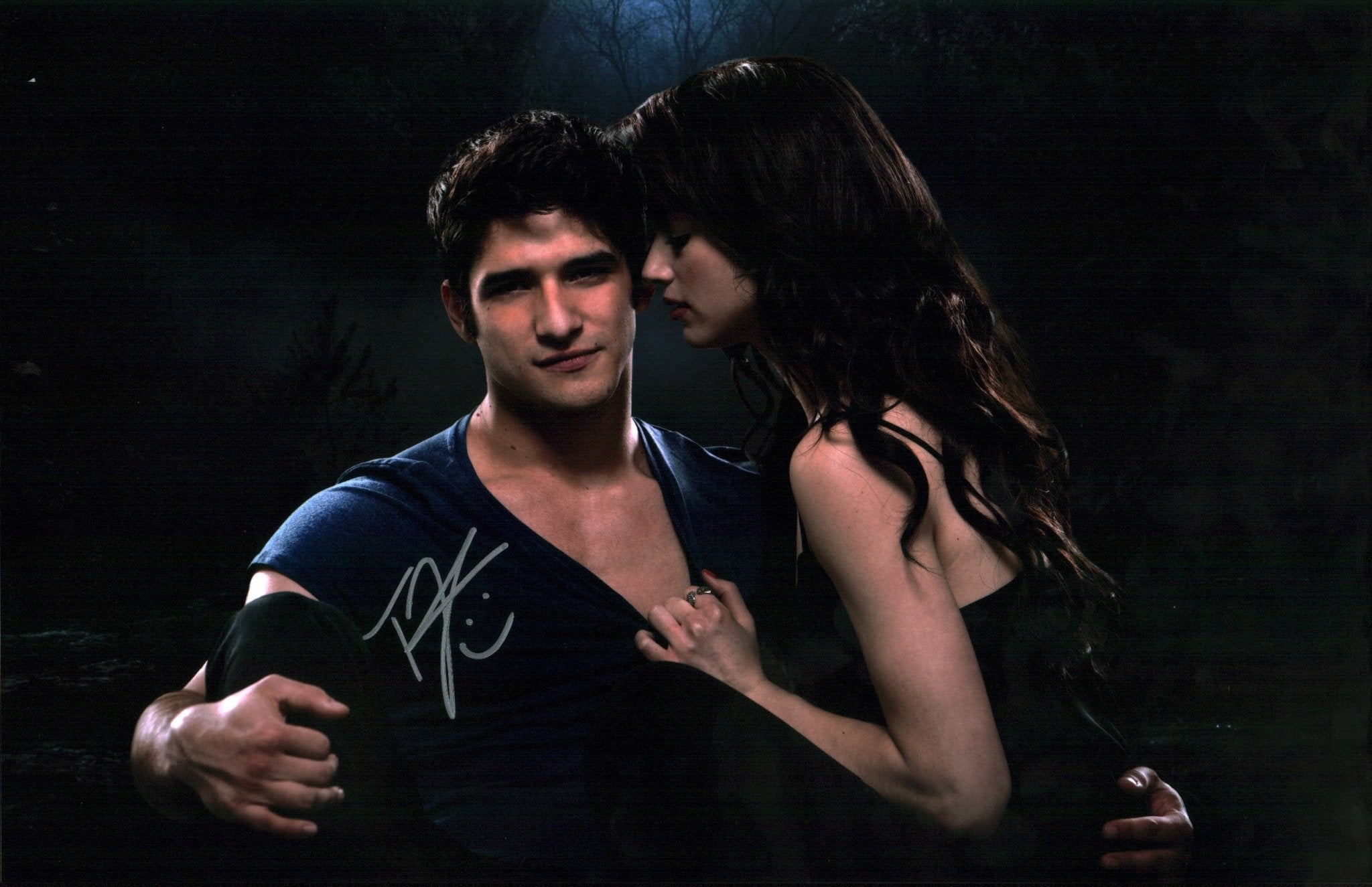 Tyler Posey Teen Wolf  11x17 Signed Photo Poster JSA Certified Autograph