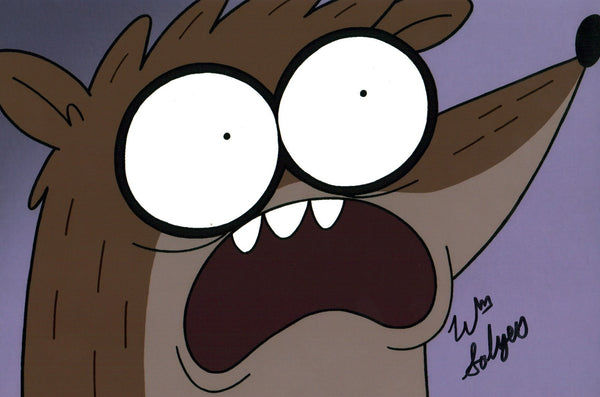 William Salyers Regular Show 8x12 Signed Photo JSA Certified Autograph