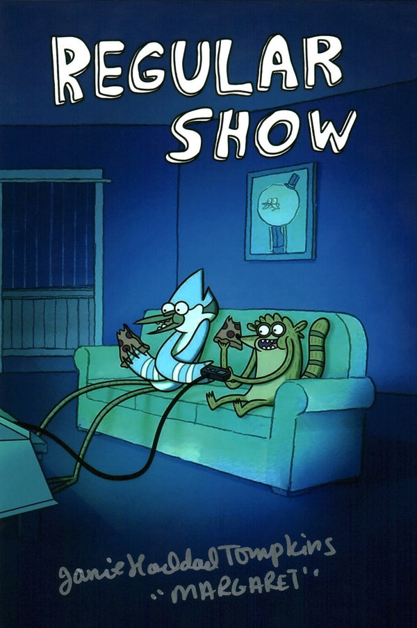 Janie Haddad Tompkins Regular Show 8x12 Signed Photo JSA Certified Autograph