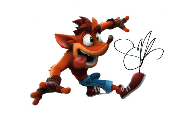 Scott Whyte Crash Bandicoot 8x12 Signed Photo JSA Certified Autograph