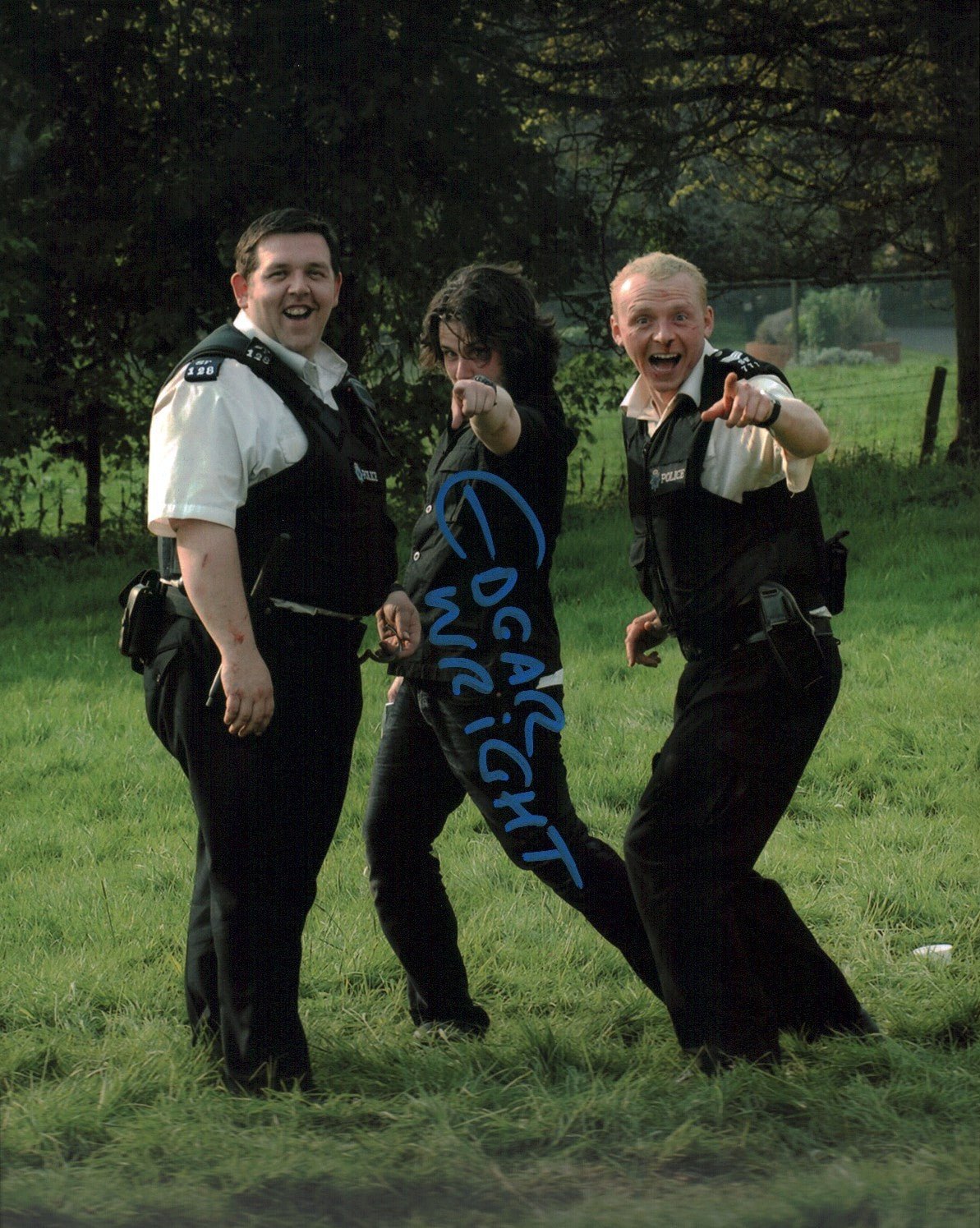 Edgar Wright Hot Fuzz 8x10 Photo JSA Certified Autograph