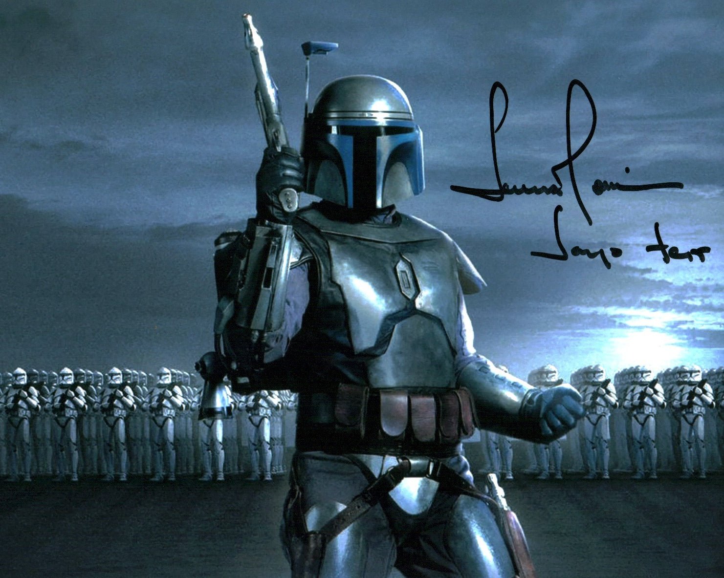 Temuera Morrison Star Wars: The Book of Boba Fett 8x10 Photo Signed JSA Certified Autograph