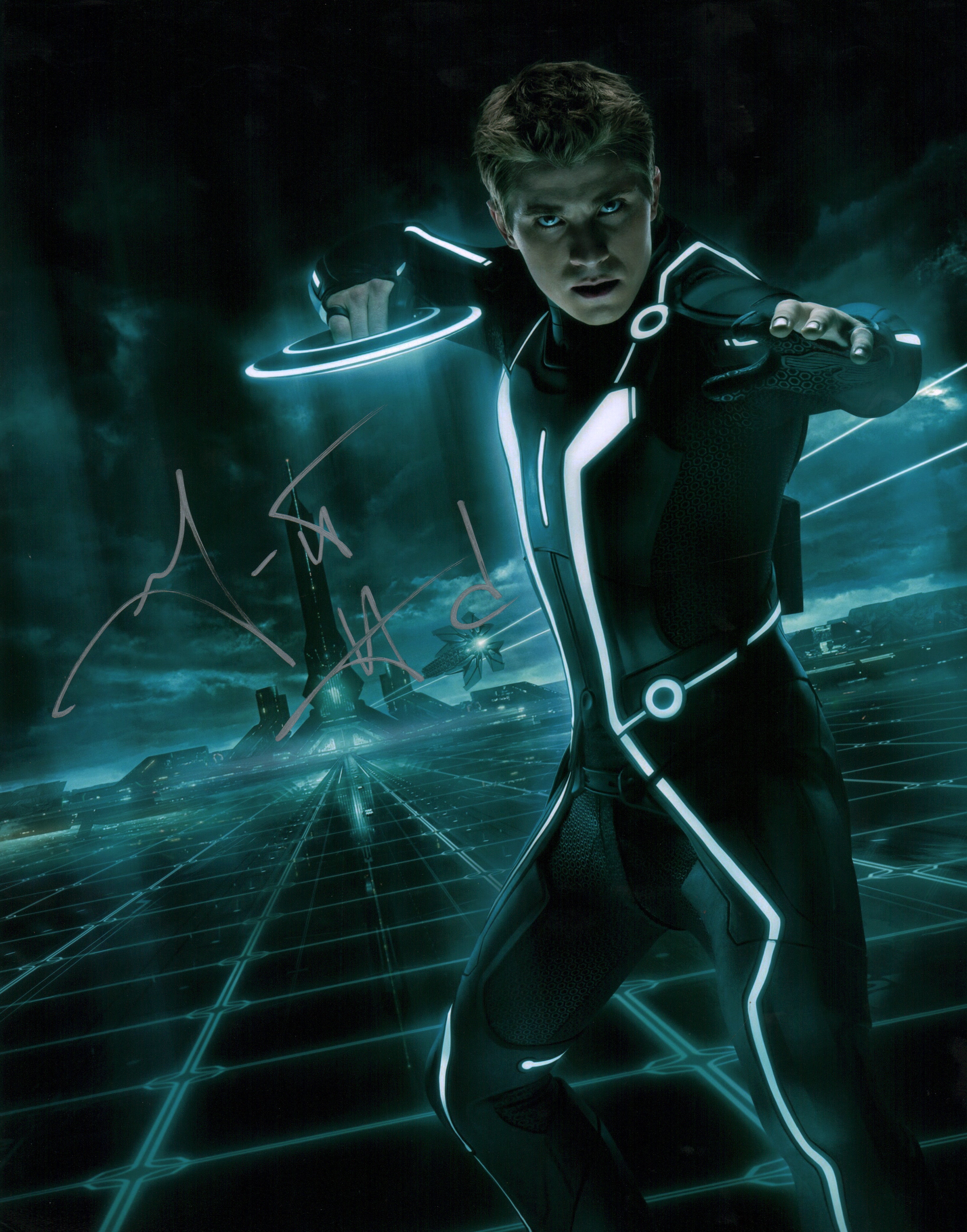 Garrett Hedlund Tron Legacy 11x14 Photo Poster Signed JSA Certified Autograph