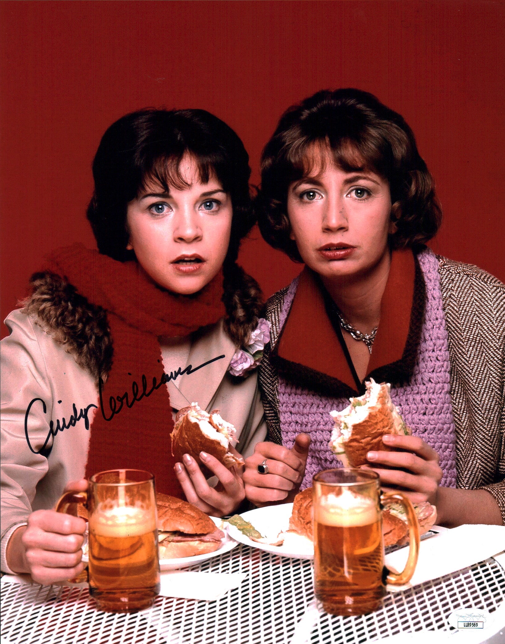 Cindy Williams Laverne & Shirley 11x14 Signed Photo Poster JSA Certified Autograph