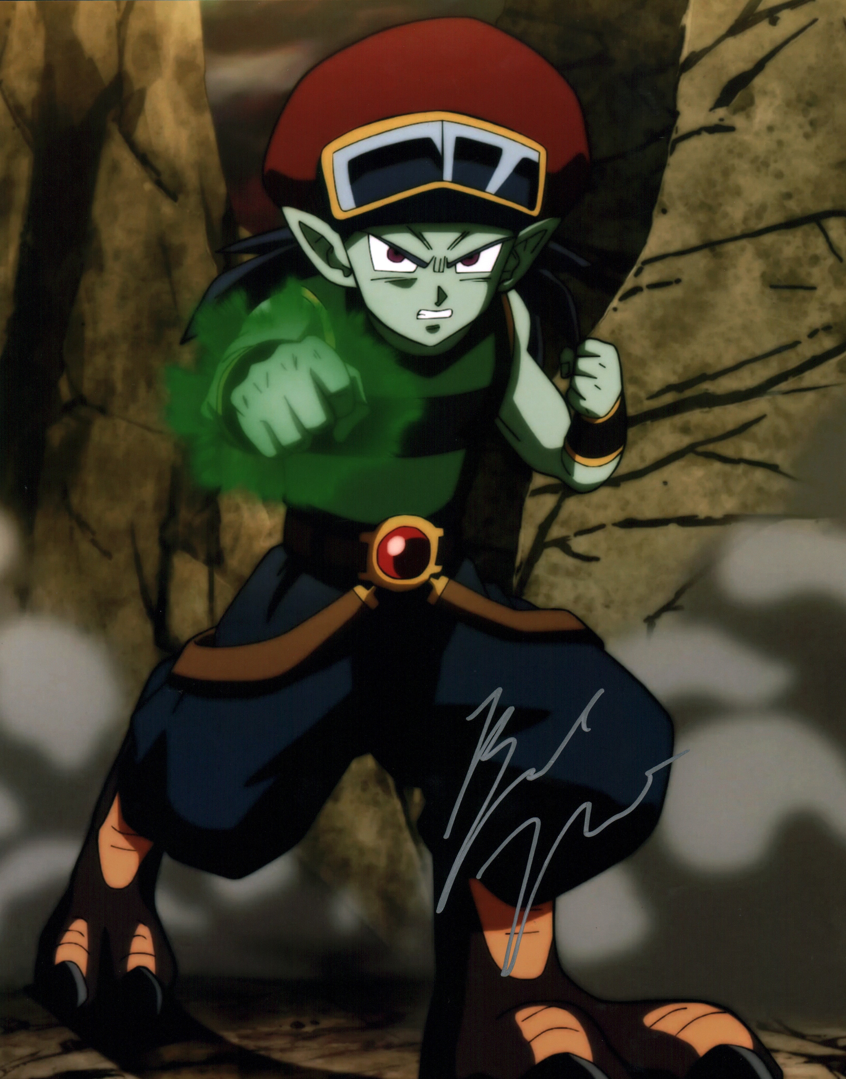 Brandon McInnis Dragon Ball Super 11x14 Signed Photo Poster JSA Certified Autograph