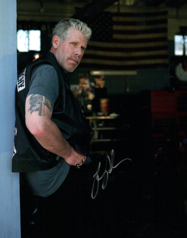 Ron Perlman Sons Of Anarchy 11x14 Photo Poster JSA Certified Autograph