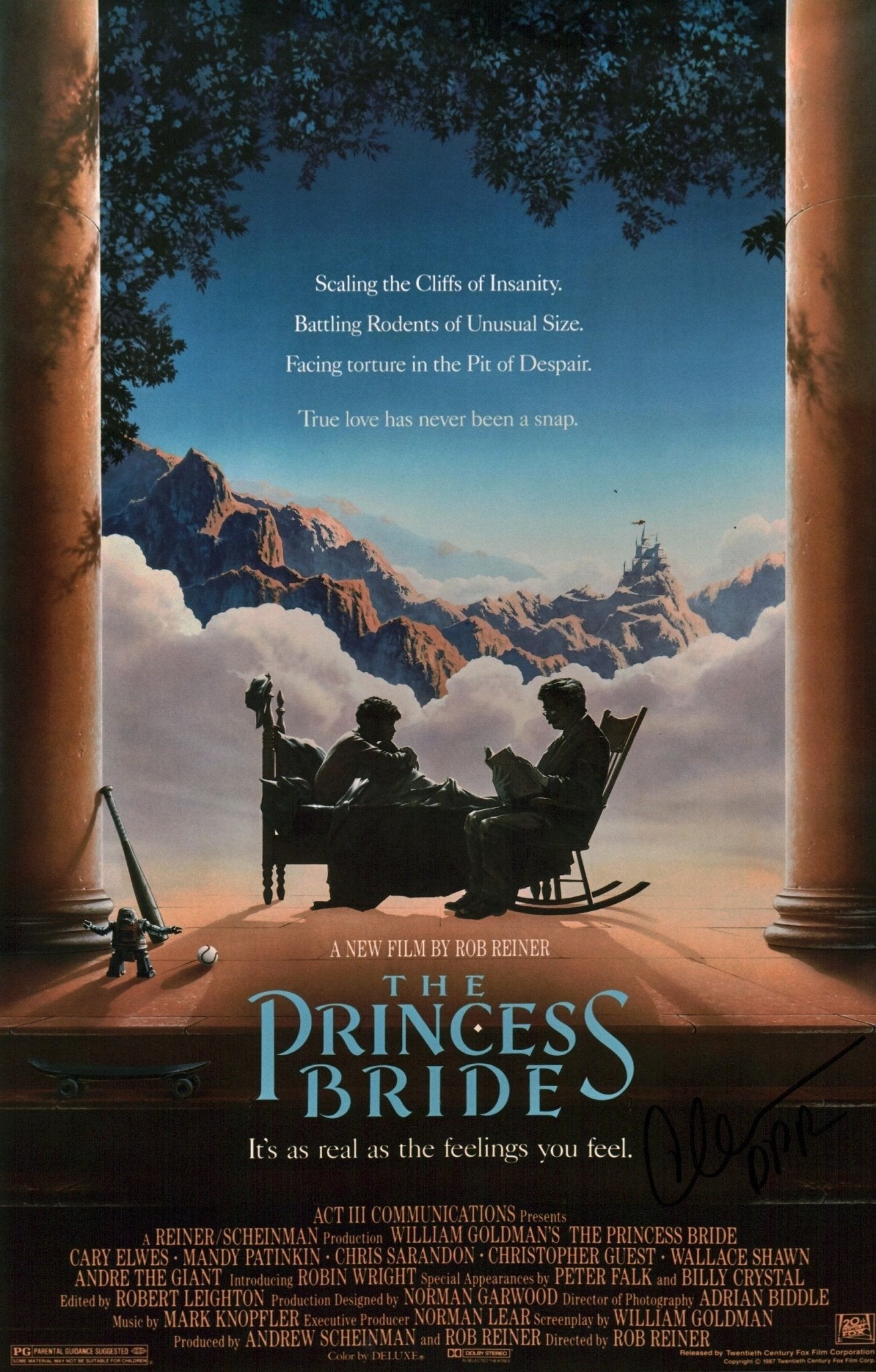 Cary Elwes The Princess Bride 11x17 Signed Photo Poster JSA Certified Autograph