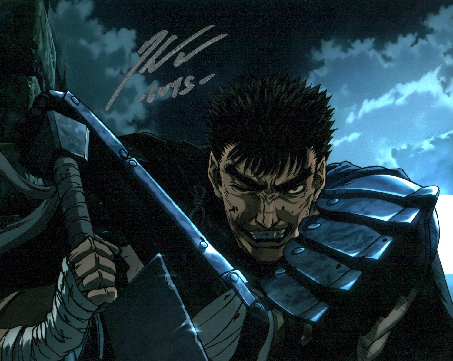 Kaiji Tang Berserk 8x10 Signed Photo JSA Certified Autograph