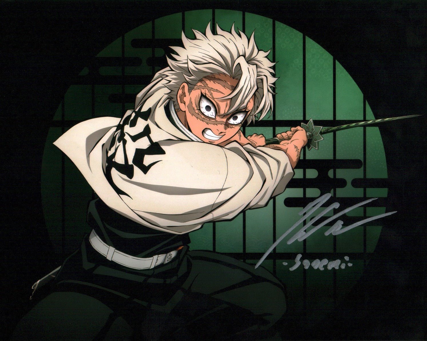 Kaiji Tang Demon Slayer 8x10 Signed Photo JSA Certified Autograph