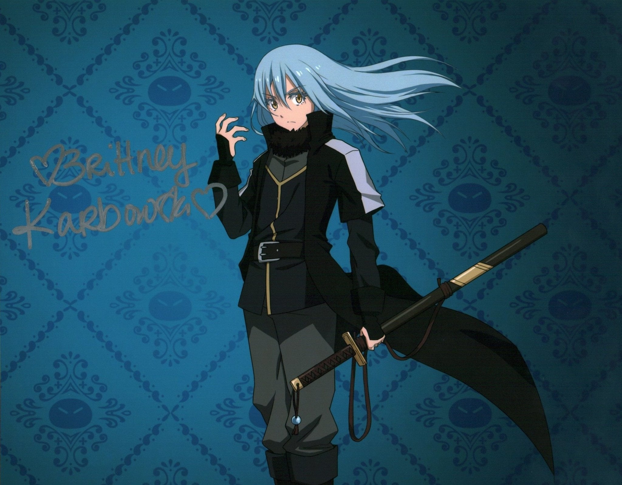 Brittney Karbowski That Time I Got Reincarnated As A Slime 11x14 Signed Photo JSA Certified Autograph