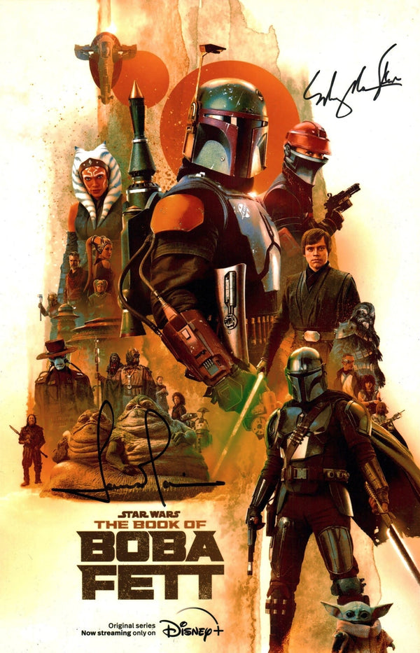 Star Wars: The Book of Boba Fett 11x17 Photo Signed Morrison, Wen JSA Certified Autograph
