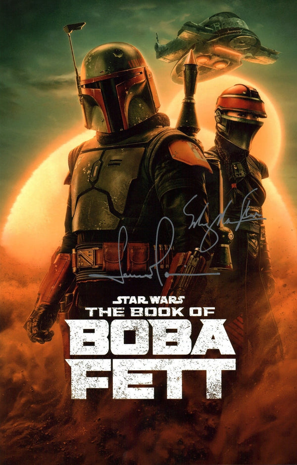 Star Wars: The Book of Boba Fett 11x17 Photo Signed Morrison, Wen JSA Certified Autograph