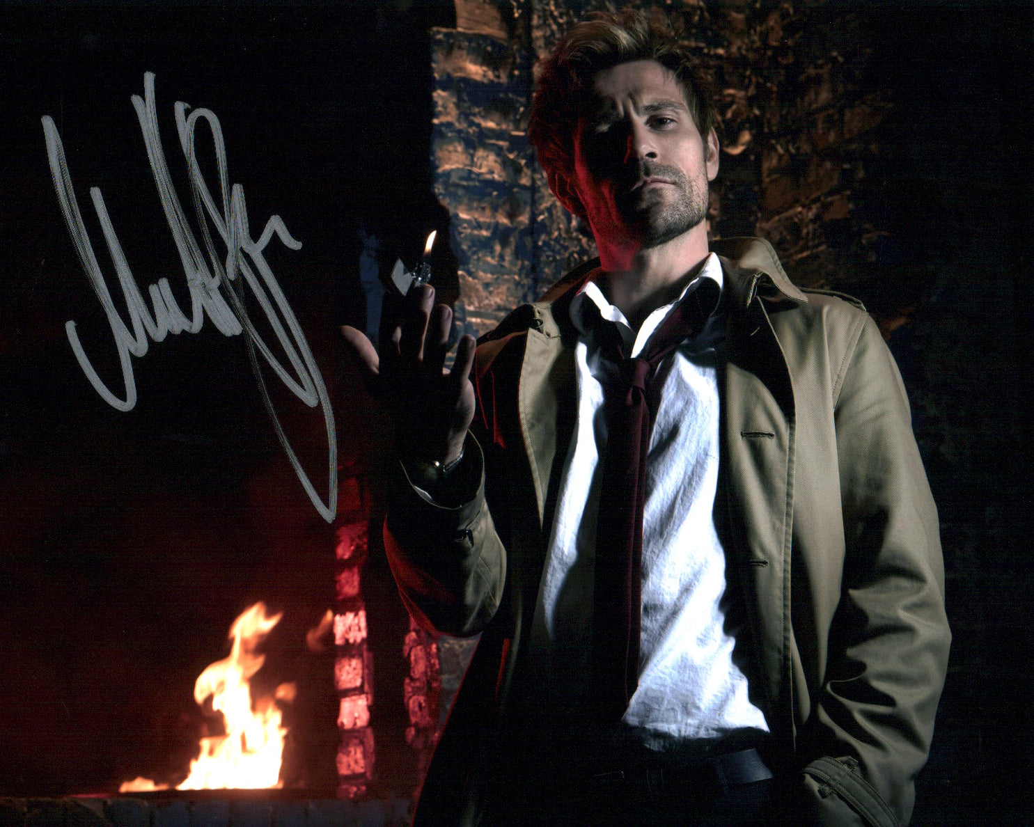 Matt Ryan Constantine 8x10 Signed Photo JSA Certified Autograph