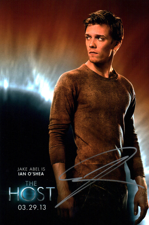 Jake Abel The Host 8x12 Signed Photo JSA Certified Autograph