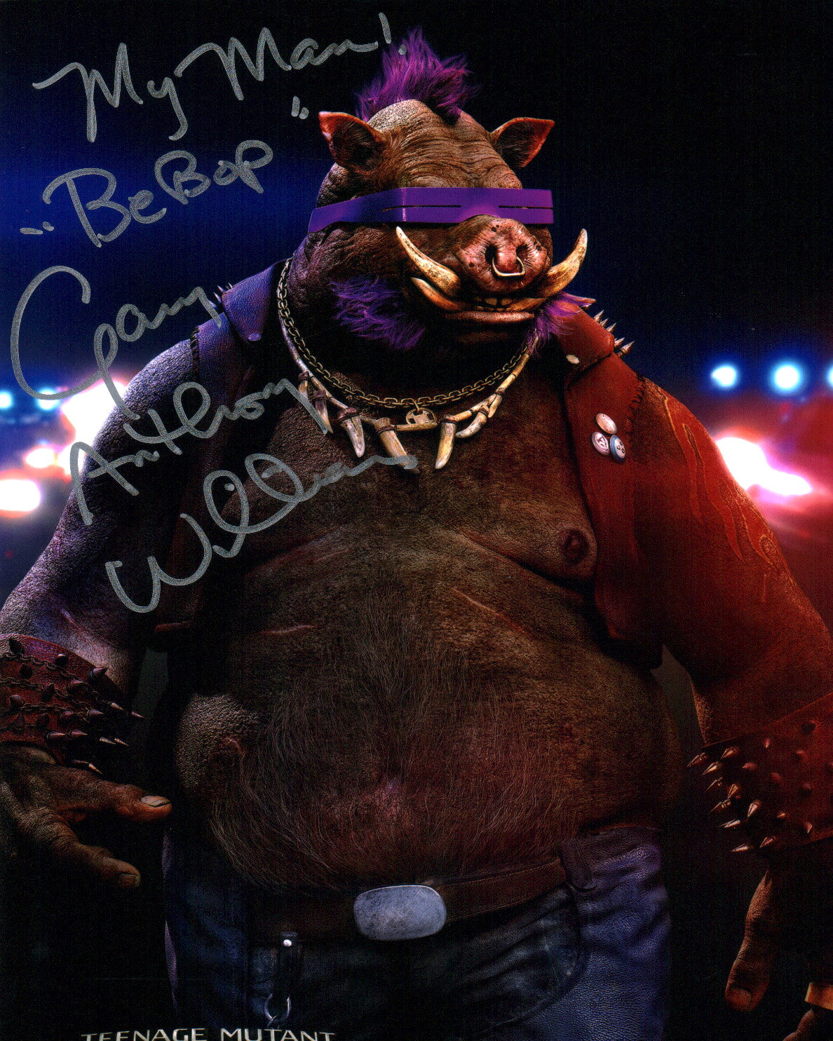 Gary Anthony Williams Teenage Mutant Ninja Turtles 8x12 Signed Photo JSA Certified Autograph