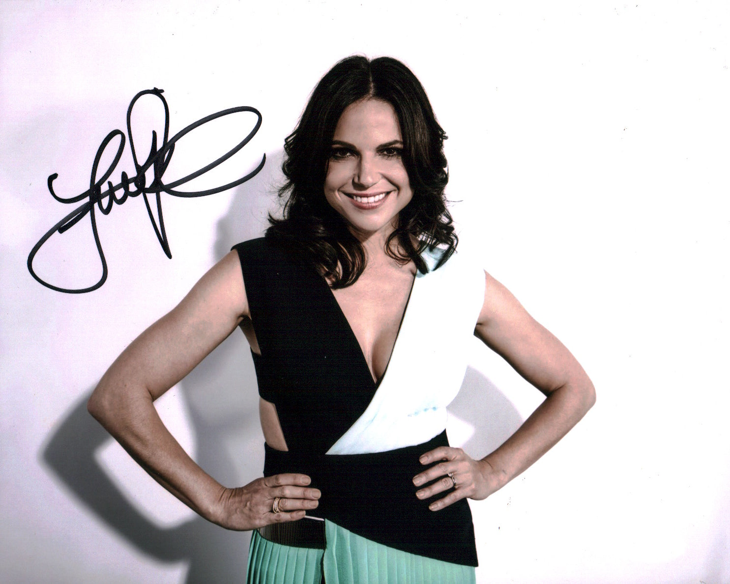 Lana Parrilla Once Upon A Time 8x10 Signed Photo JSA Certified Autograph