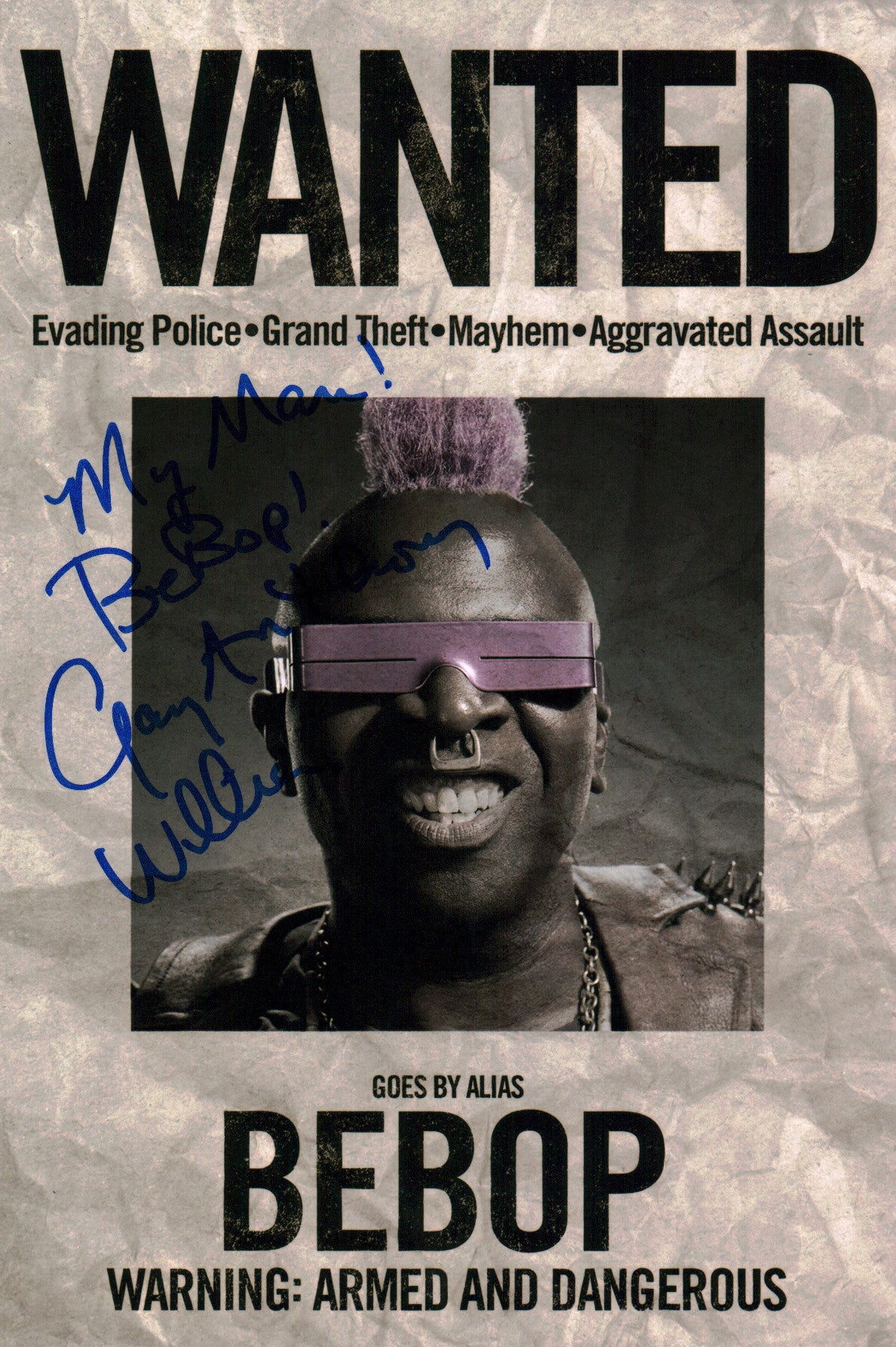 Gary Anthony Williams Teenage Mutant Ninja Turtles 8x12 Signed Photo JSA Certified Autograph