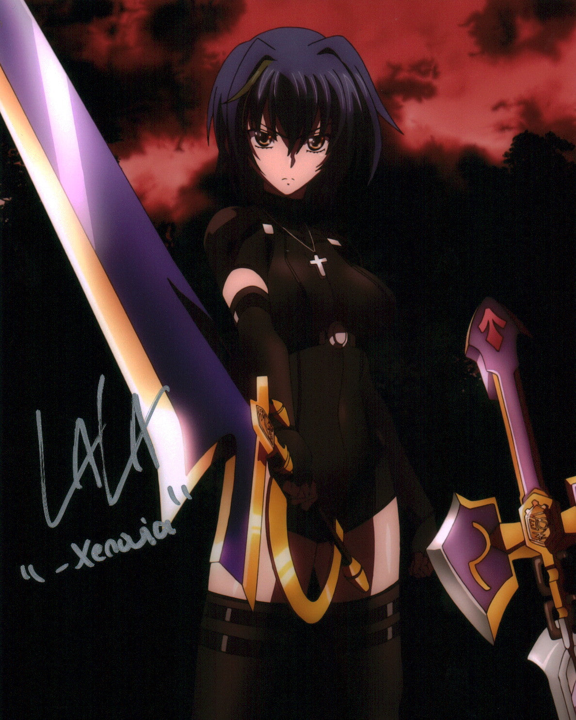 Lauren Landa High School DxD Hero 8x10 Photo Signed JSA Certified Autograph