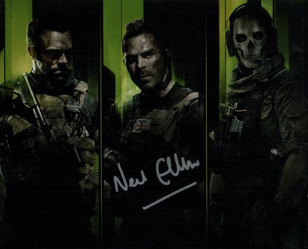 Neil Ellice Call of Duty: Modern Warfare III 8x10 Signed Photo JSA Certified Autograph