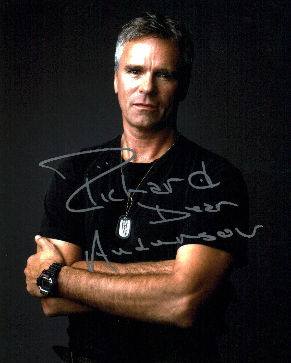 Richard Dean Anderson Stargate SG-1 8x10 Signed Photo JSA Certified Autograph