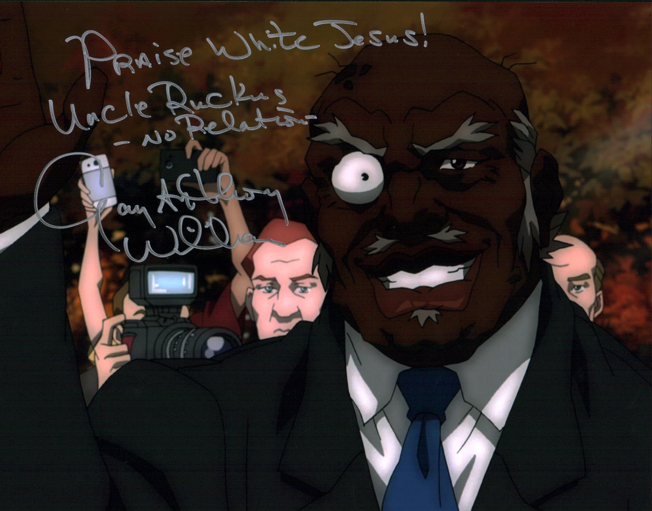 Gary Anthony Williams The Boondocks 11x14 Signed Photo Poster JSA Certified Autograph