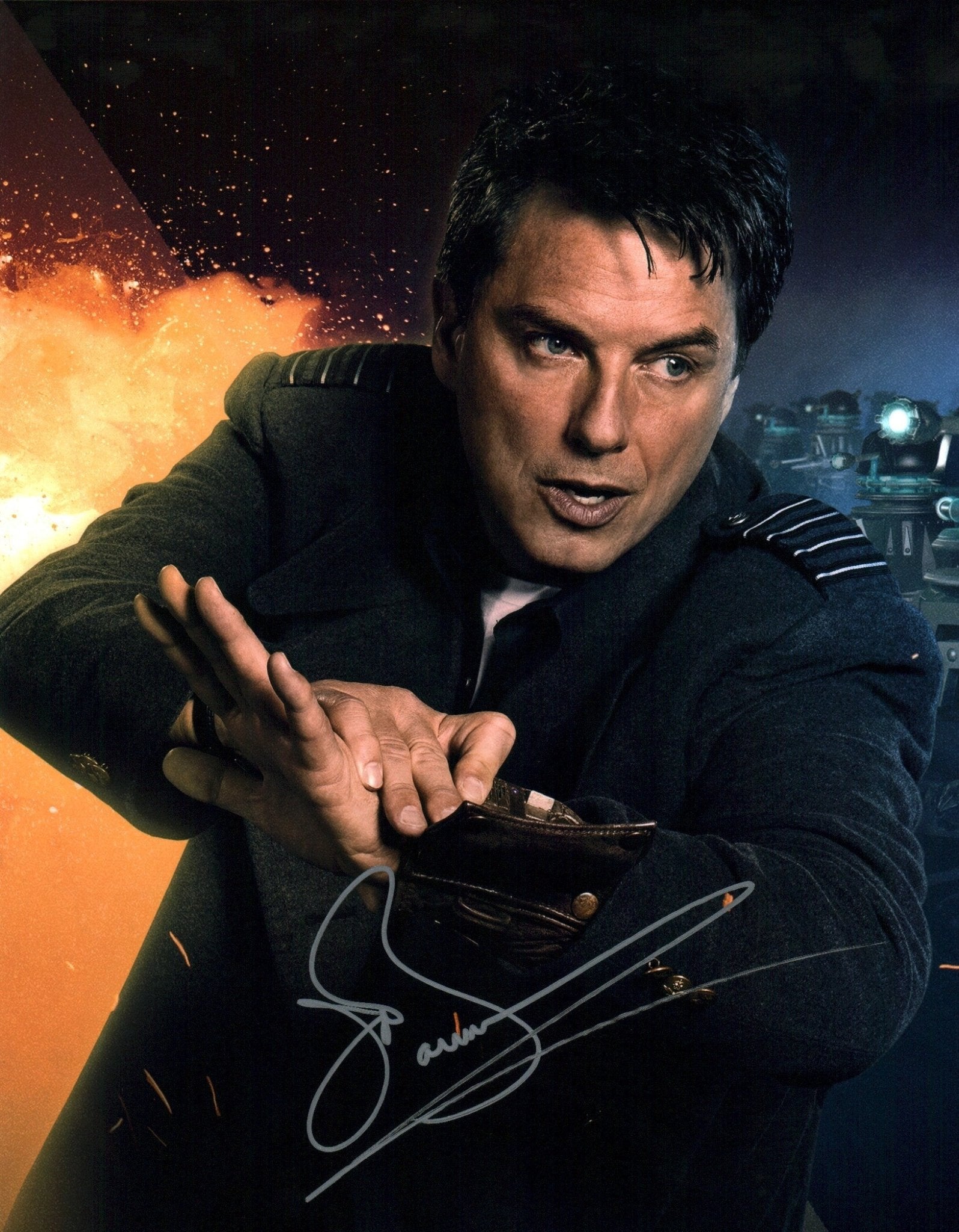 John Barrowman Torchwood 11x14 Signed Photo Poster JSA Certified Autograph