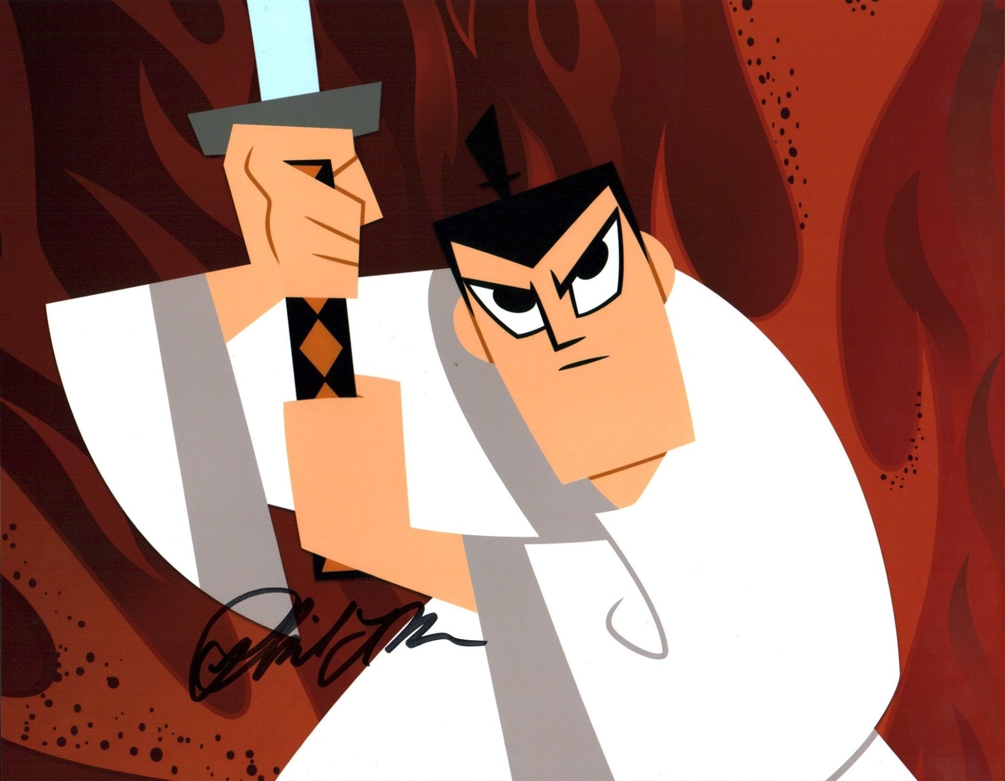 Phil LaMarr Samurai Jack 11x14 Signed Photo JSA Certified Autograph