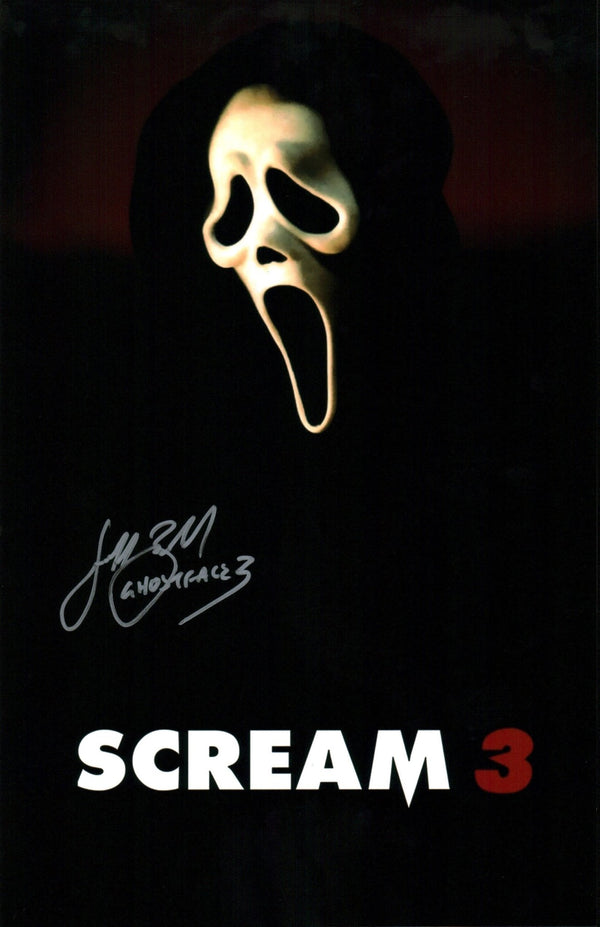 Jeff Brockton Scream 3 11x17 Signed Photo Poster JSA Certified Autograph