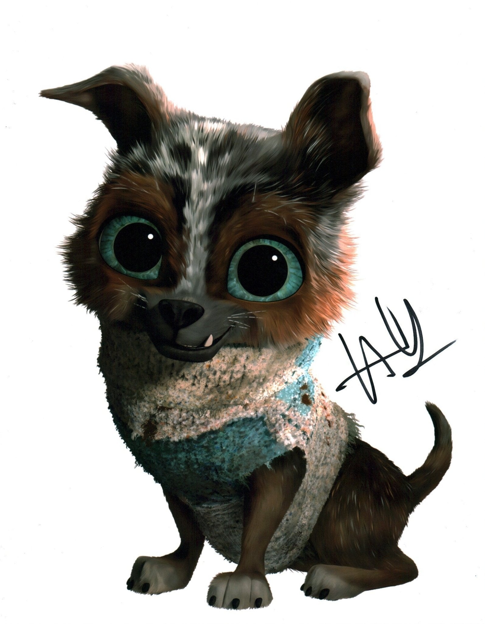 Harvey Guillen Puss in Boots 11x14 Signed Photo Poster JSA Certified Autograph