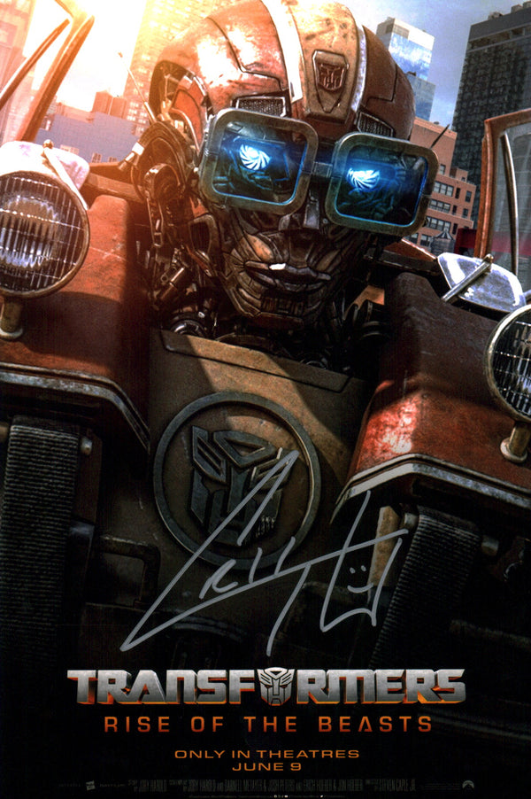 Cristo Fernandez Transformers Rise of the Beasts 8x12 Signed Photo Poster JSA Certified Autograph