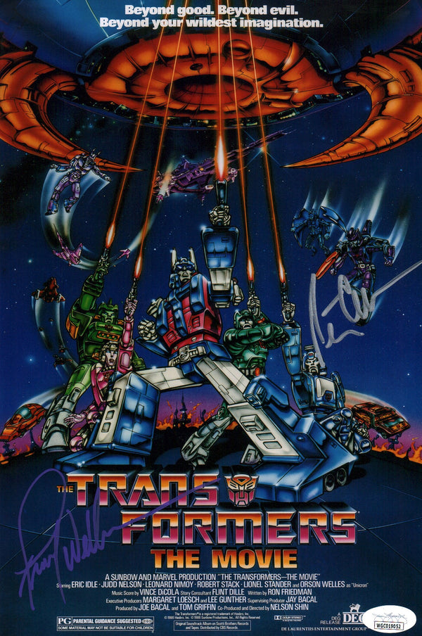 Transformers The Movie 8x12 Cast x2 Cullen Welker Signed Photo JSA Certified Autograph