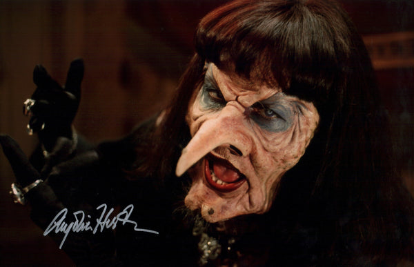 Anjelica Huston The Witches 11x17 Signed Photo Poster JSA Certified Autograph