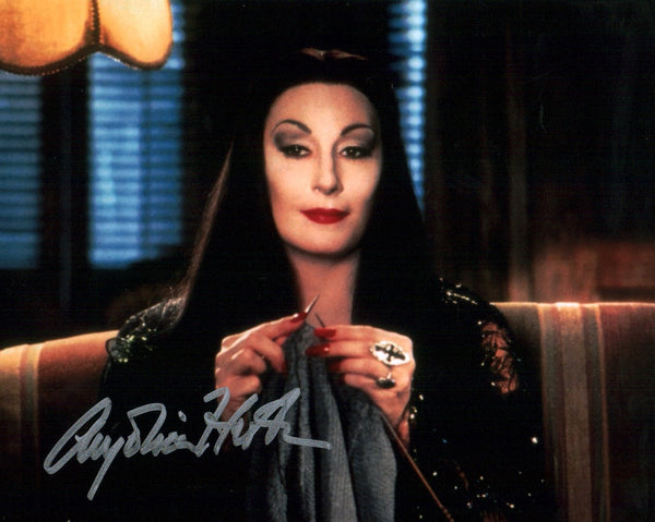 Anjelica Huston The Addams Family 8x10 Photo  Signed Autograph JSA COA Certified Auto