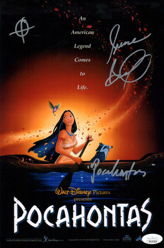 Irene Bedard Disney Pocahontas 8x12 Signed Photo JSA COA Certified Autograph GalaxyCon