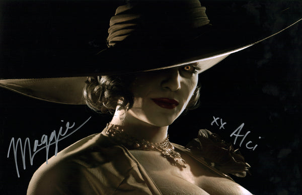 Maggie Robertson Resident Evil 11x17 Signed Photo Poster JSA Certified Autograph