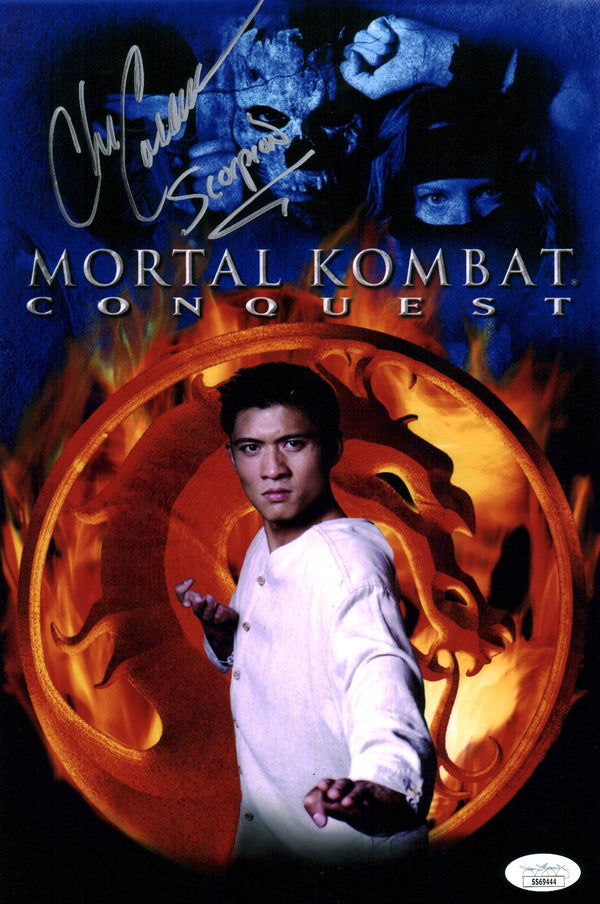 Chris Casamassa Mortal Kombat 8x12 Signed Photo JSA COA Certified Autograph